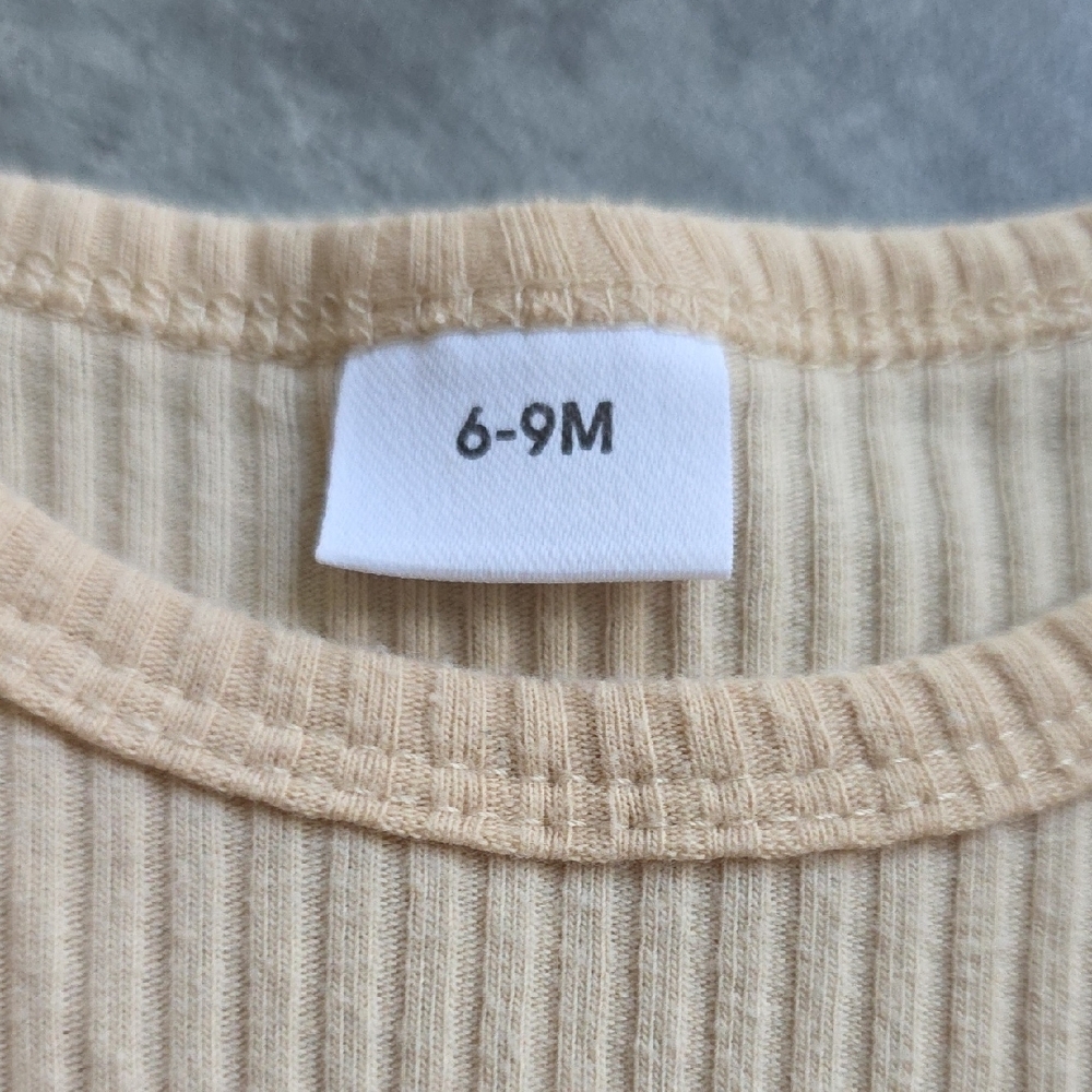 Amazon Beige Ribbed Baby Top - Picture 3 of 3